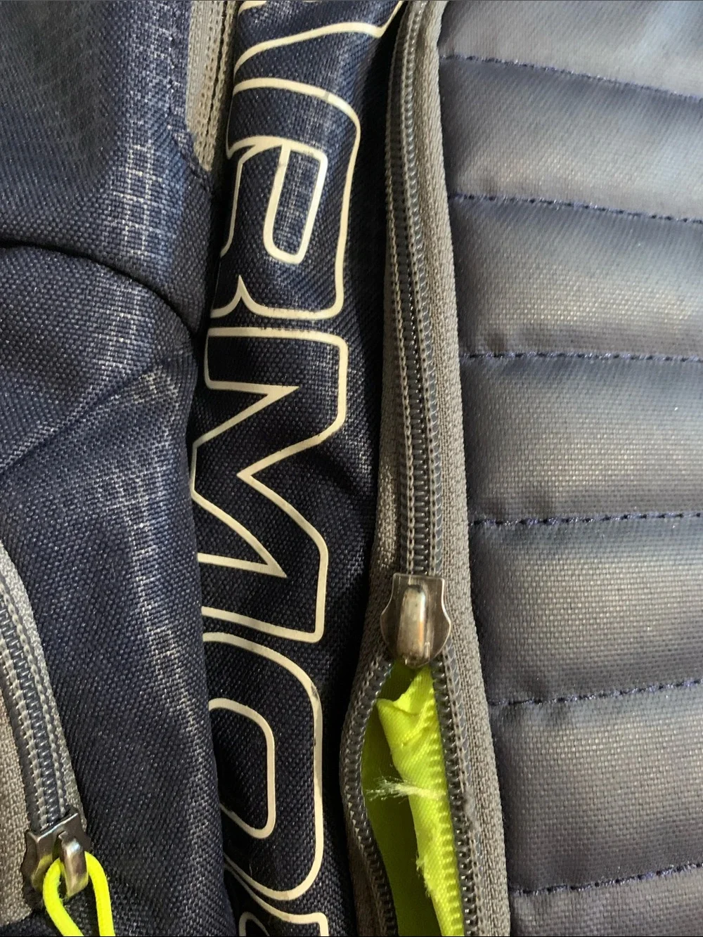 Under Armour Navy Blue Men’s Backpack with Lime Accents